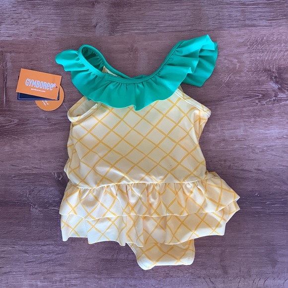 NWT Gymboree girl’s pineapple swim suit in size 2T. - Picture 2 of 2